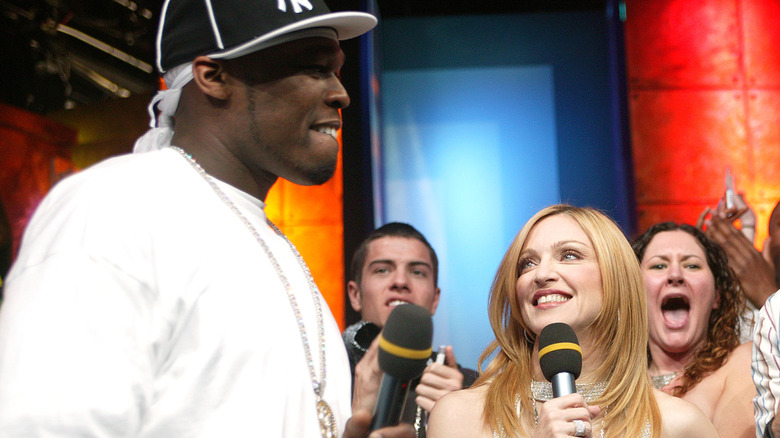 50 Cent and Madonna on "TRL"