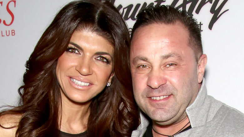 Teresa and Joe Giudice at an event