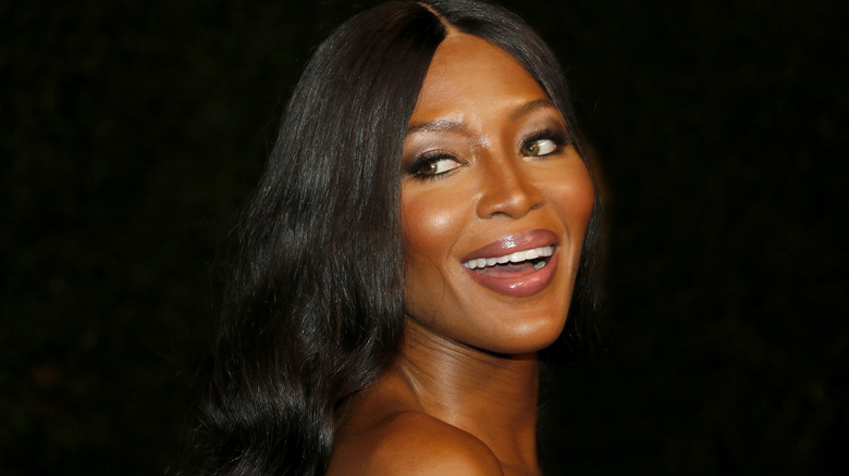 Naomi Campbell smiling