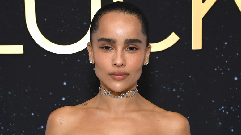 Zoë Kravitz posing for a photo