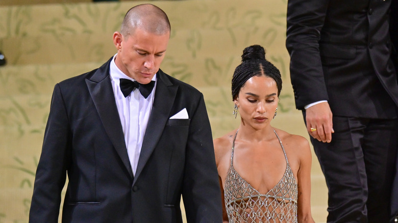 Channing Tatum and Zoë Kravitz leaving the Met Gala