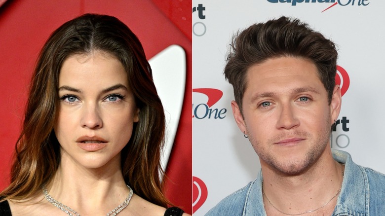 Split image of Barbara Palvin and Niall Horan in close-up
