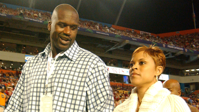 Shaquille O'Neal and Shaunie Nelson