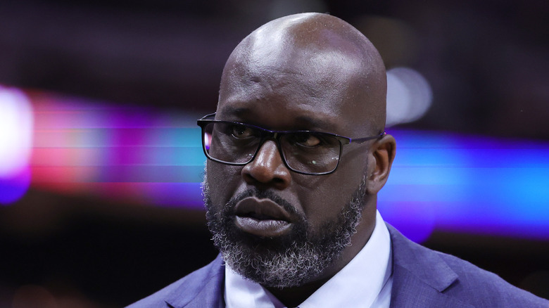 Shaquille O'Neal on court