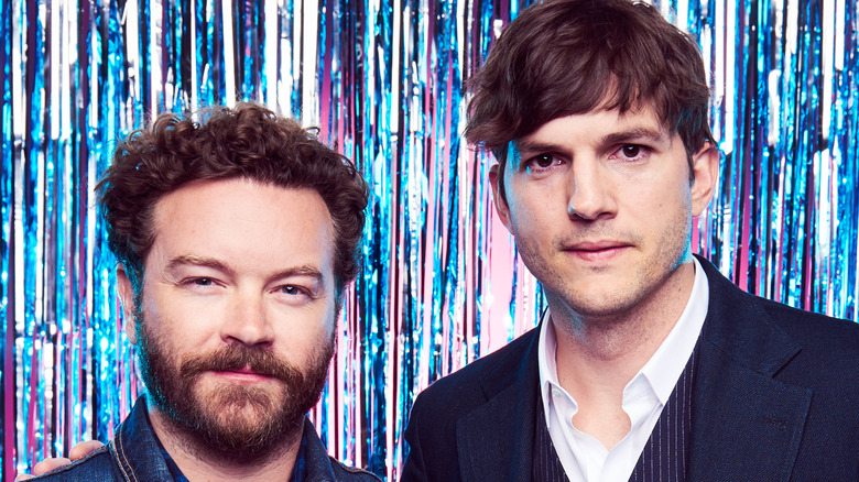 Danny Masterson and Ashton Kutcher smiling