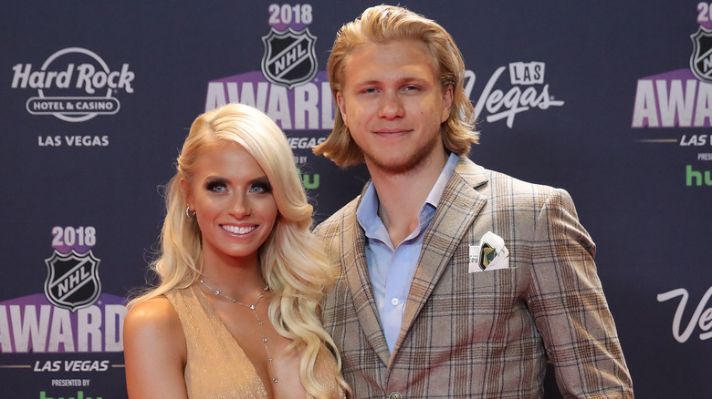 Emily Ferguson and William Karlsson posing