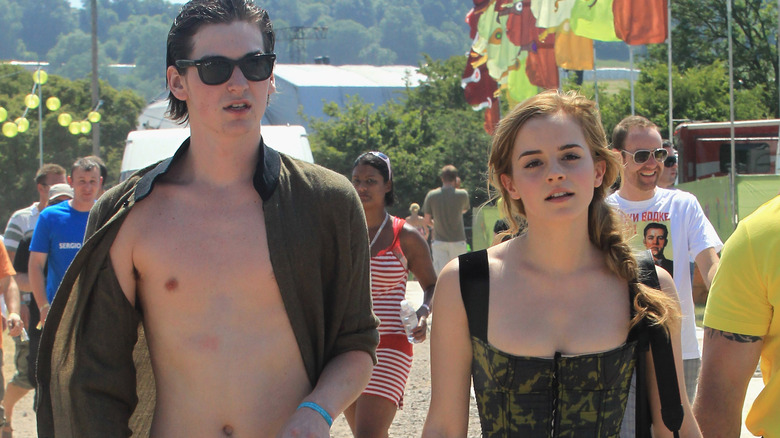 Emma Watson and George Craig at Glastonbury 