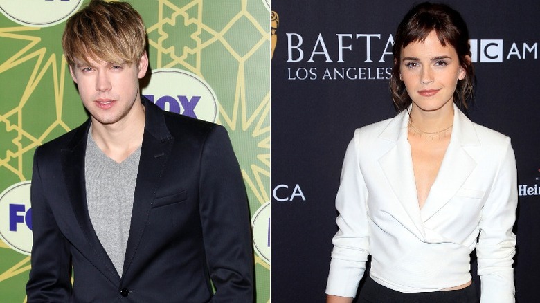 Chord Overstreet posing, Emma Watson posing 