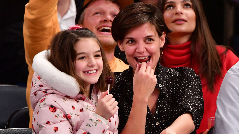 Suri Cruise and Katie Holmes