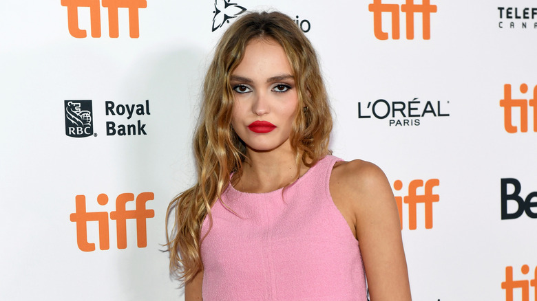 Lily-Rose Depp attending premiere event