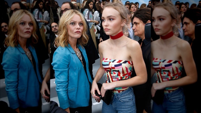 Vanessa Paradis and Lily-Rose Depp