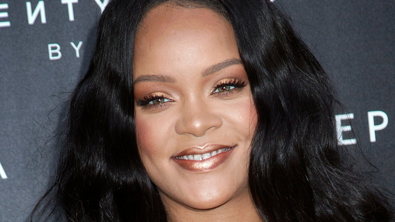 Rihanna smiling