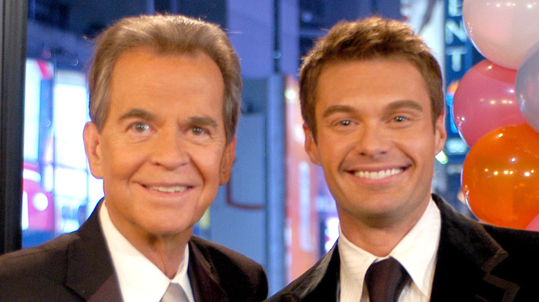 Dick Clark and Ryan Seacrest posing