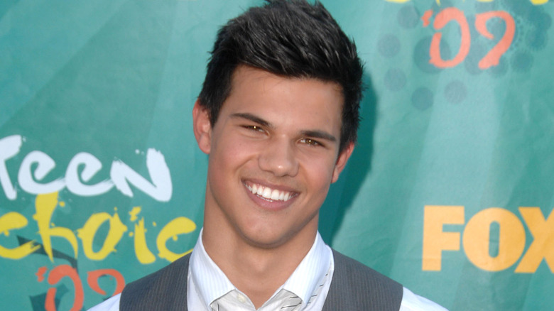 Taylor Lautner smiling