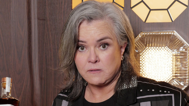 Rosie O'Donnell posing at an event.