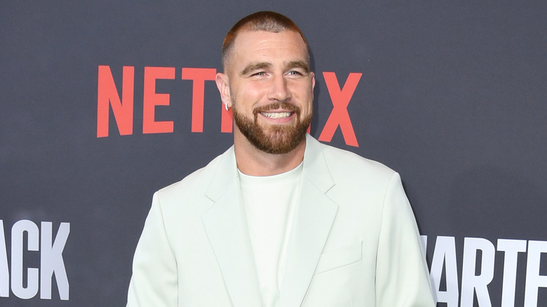 Travis Kelce smiling