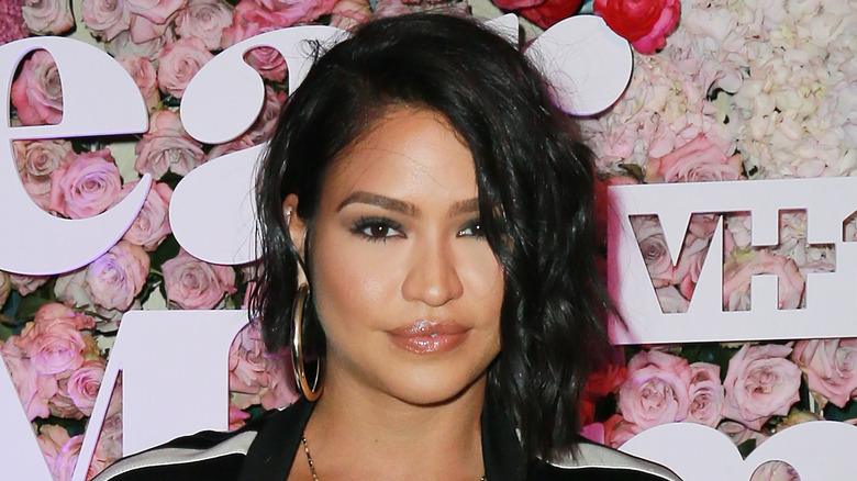 Cassie posing for red carpet photo