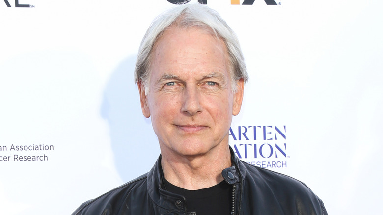 Mark Harmon smiling