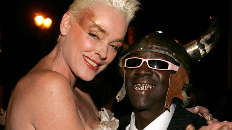 Brigitte Nielsen and rapper Flavor Flav