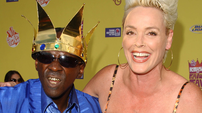 Flavor Flav and Brigitte Nielsen at the "Comedy Central Roast of Flavor Flav"