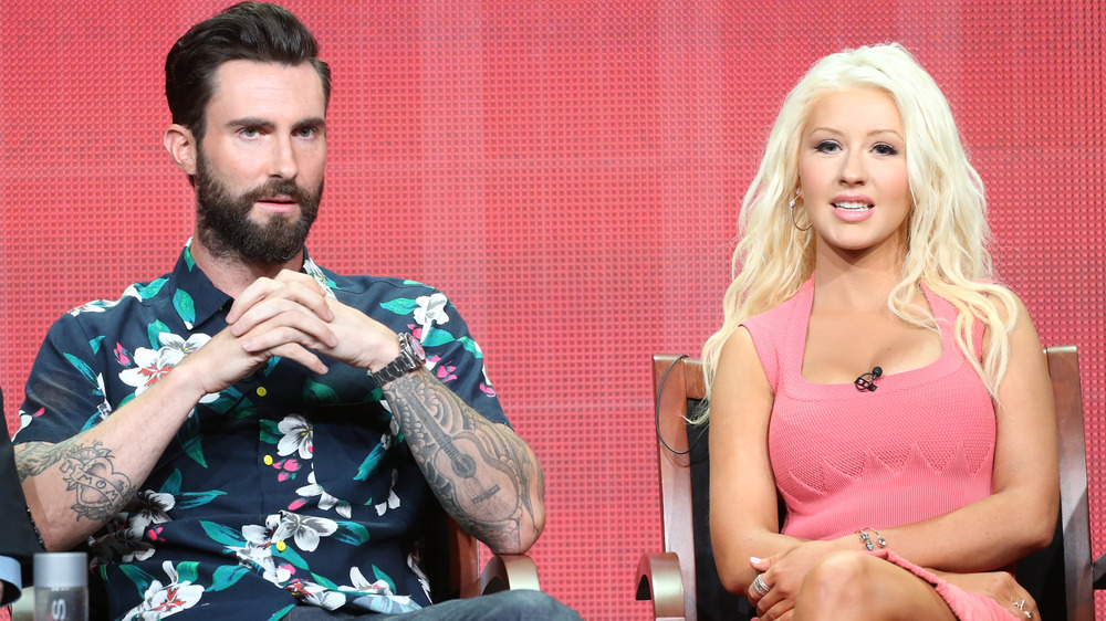 Adam Levine, Christina Aguilera 