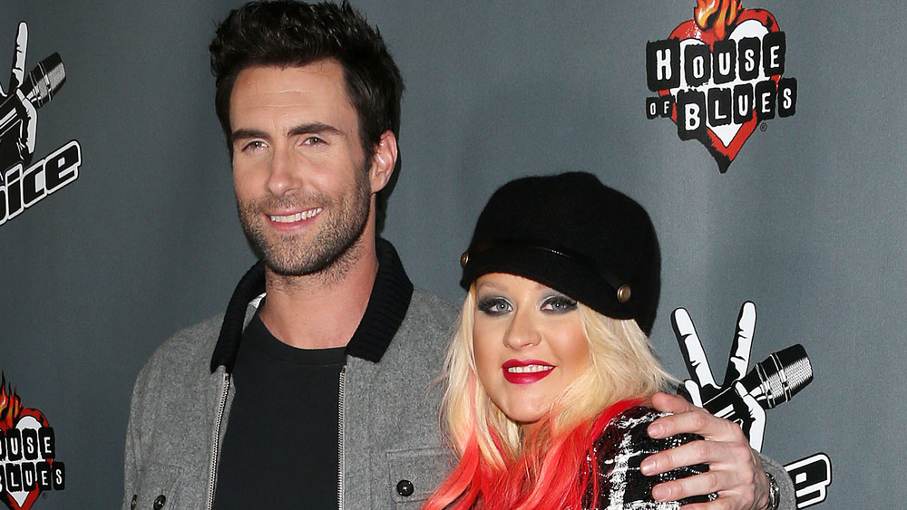 Adam Levine, Christina Aguilera 