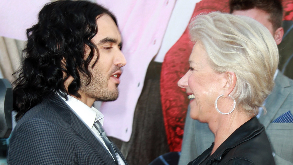 Helen Mirren and Russell Brand