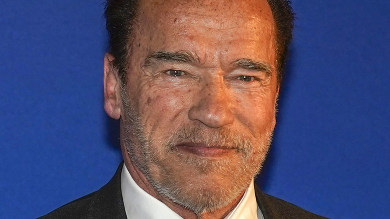 Arnold Schwarzenegger close up 