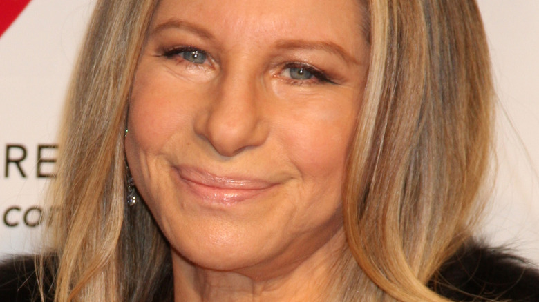 Barbra Streisand smiling 