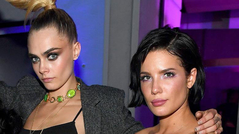Cara Delevingne and Halsey together