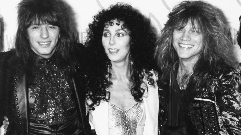 Richie Sambora and Cher in the '80s