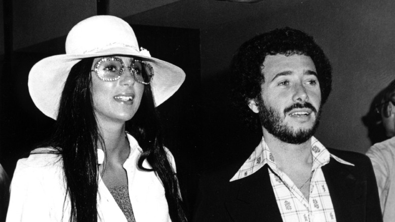 Cher and David Geffen in 1973