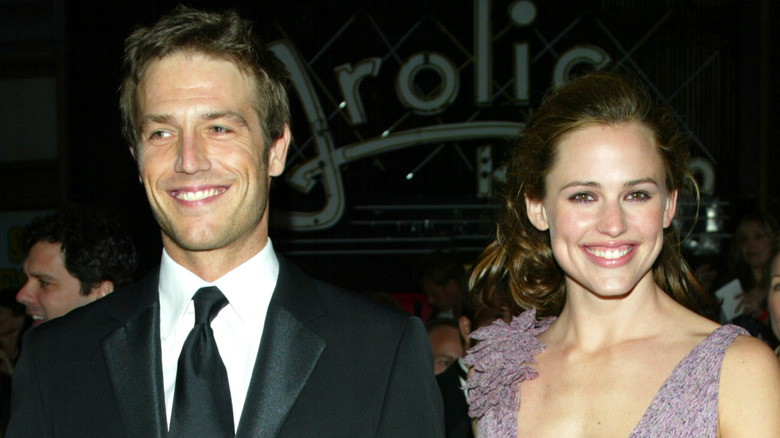 Jennifer Garner and Michael Vartan smile at event