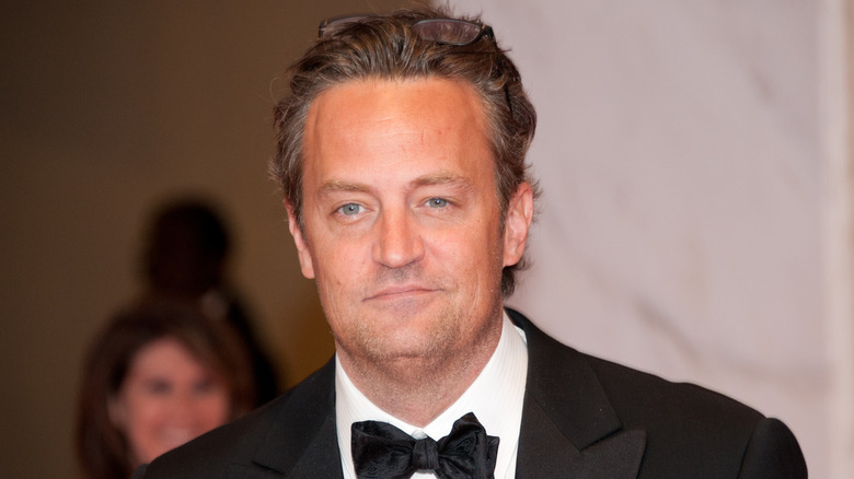 Matthew Perry smiling