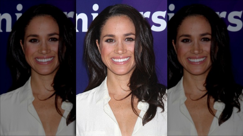 Meghan Markle smiling