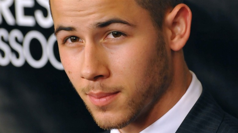 Nick Jonas in closeup