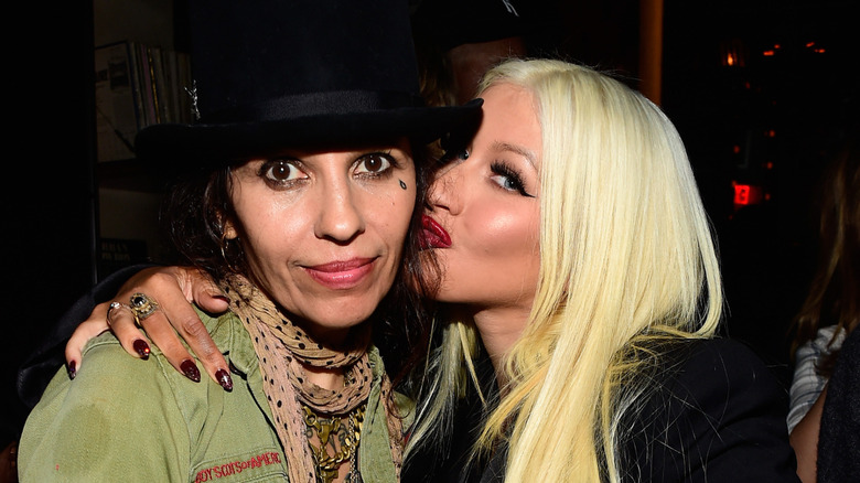Linda Perry and Christina Aguilera