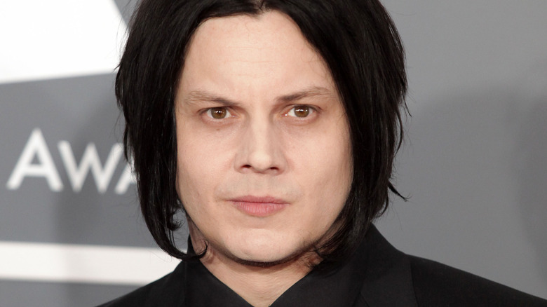 Jack White posing at Grammys