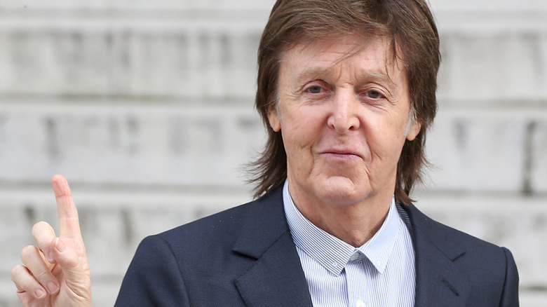 Paul McCartney smiling