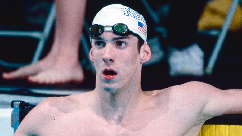 Michael Phelps at the 2000 Olympic Games