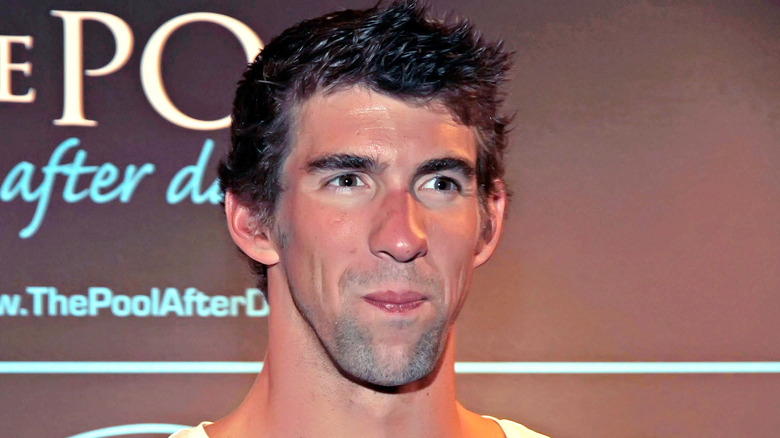 Michael Phelps at a casino