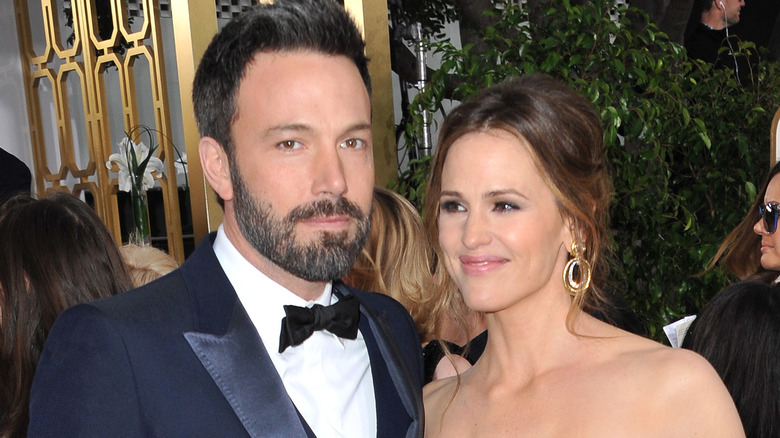 Ben Affleck and Jennifer Garner pose together at The Oscars