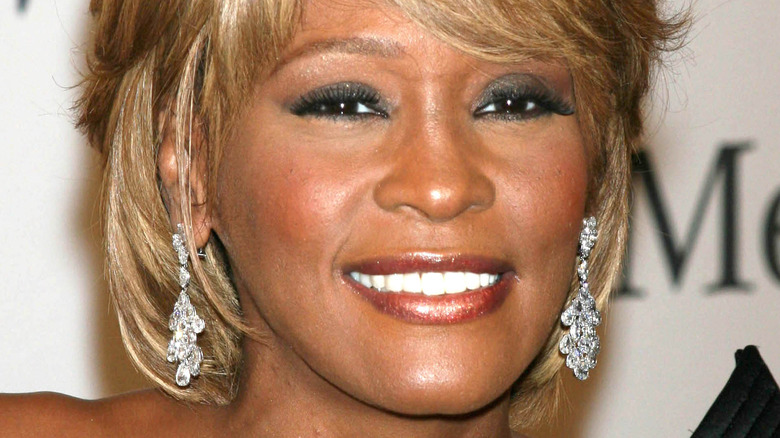 Whitney Houston smiling