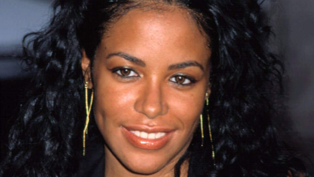 Aaliyah smiling