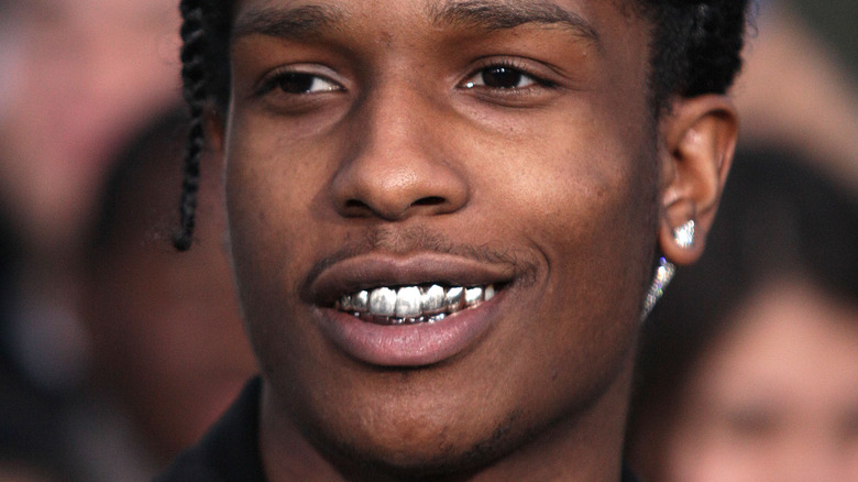 A$AP Rocky on red carpet