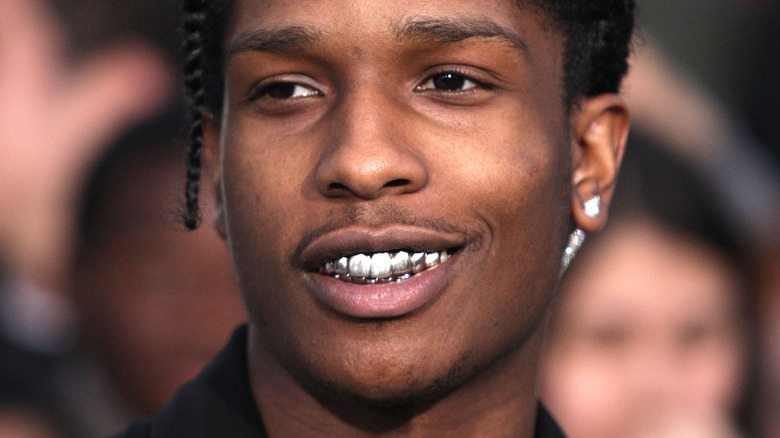 A$AP Rocky smiling