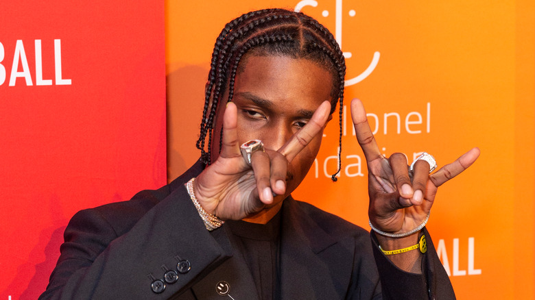A$AP Rocky on a red carpet