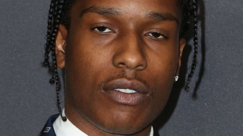 A$AP Rocky on a red carpet