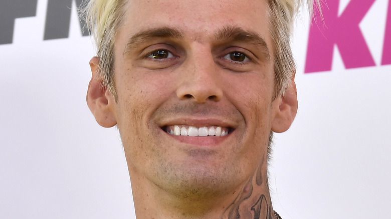 Aaron Carter smiling