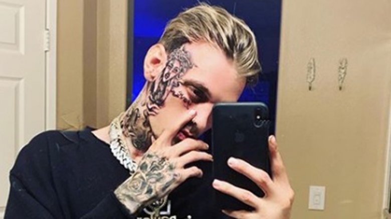 Aaron Carter tattoo artist cut him off from getting whole face inked   Metro News